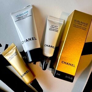 Discovery skin care CHANEL set eye cream Le Lift, Sublimage, cleaner
